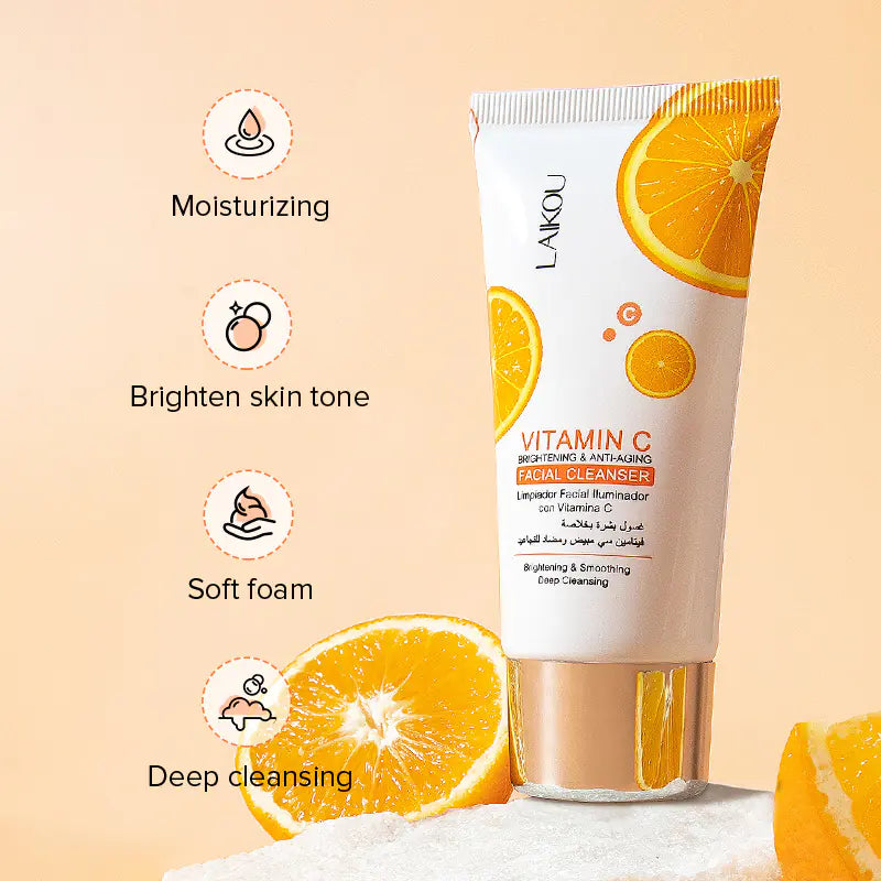 Vitamin C Facial Cleanser 40g for Skincare Care